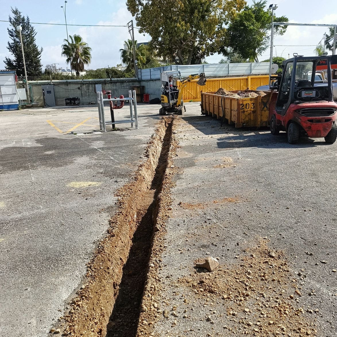 תשתיות תת-קרקעיות ועיליות